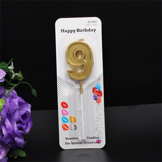 Candle For Holiday With Colorful Flame