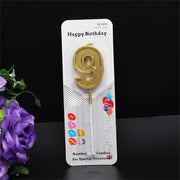 Candle For Holiday With Colorful Flame
