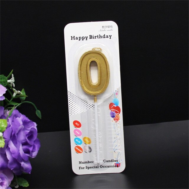 Candle For Holiday With Colorful Flame