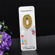 Candle For Holiday With Colorful Flame