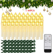Remote Controlled Flameless Plastic Candle For Christmas