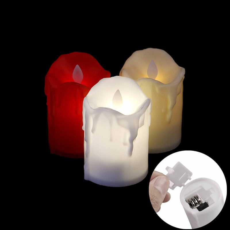 LED Battery Powered LED Candle Multicolor Lamp