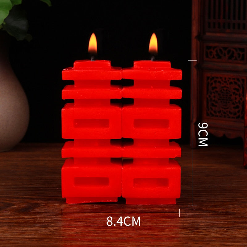 Decorations Candle Pair Room Candle