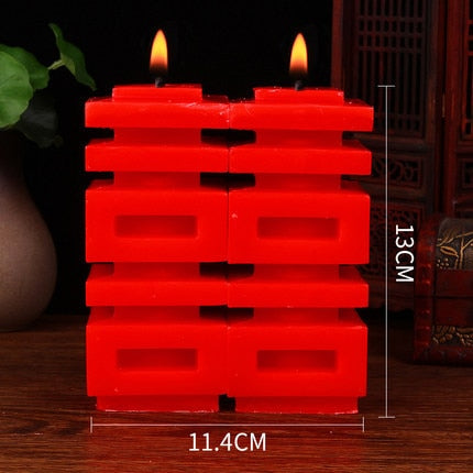 Decorations Candle Pair Room Candle