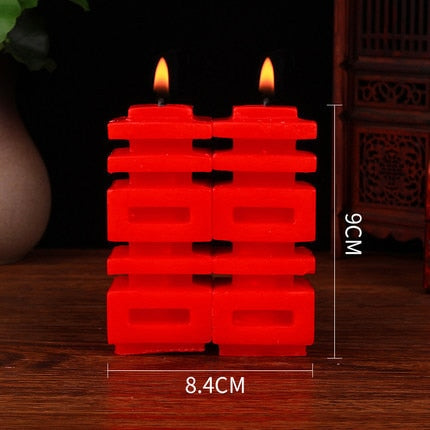 Decorations Candle Pair Room Candle