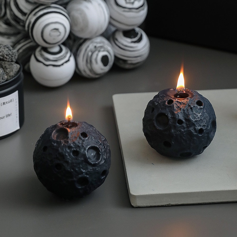 Creative house decorations moon scented candles ins