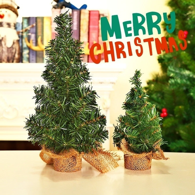 Mini Green Christmas Tree DIY Decorative