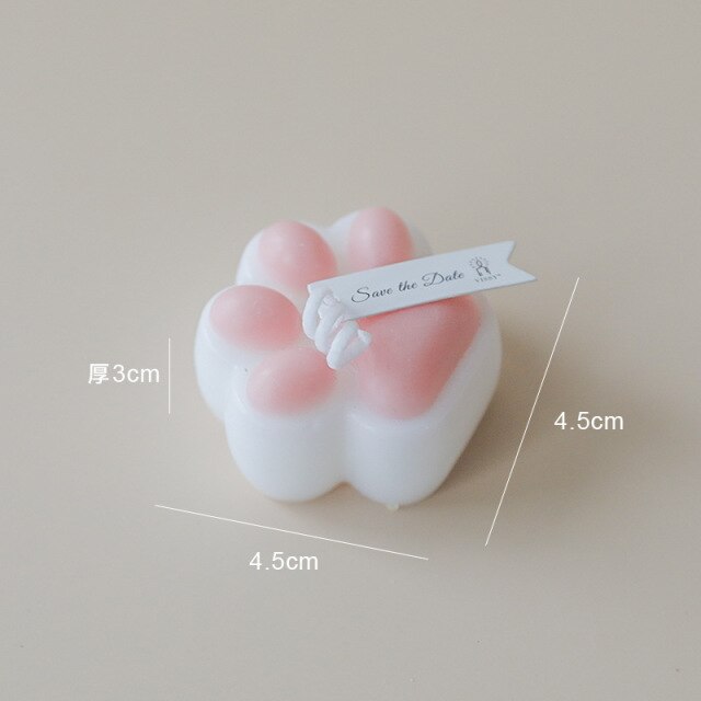 Small Cat's Paw Candle Photo Props Aromatherapy Candle