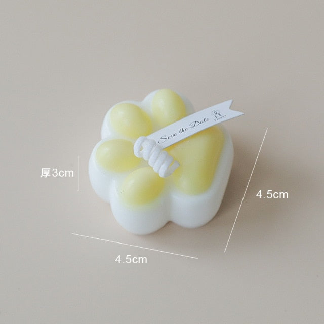 Small Cat's Paw Candle Photo Props Aromatherapy Candle