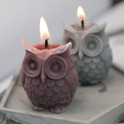 Mini Wax Owl Sculpture 3D Candle