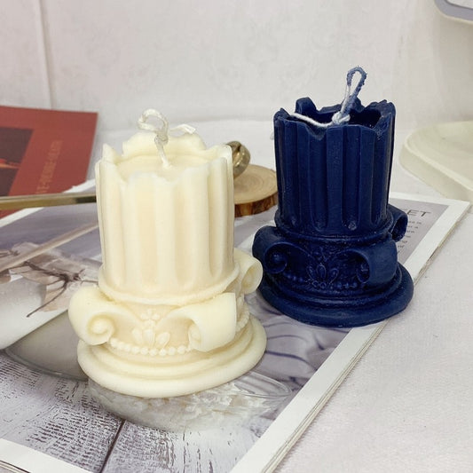 Retro Roman Pillars Candle Scented Candles
