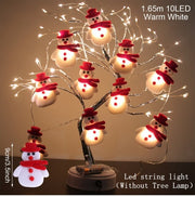 Snowman Christmas Tree LED Garland String Light