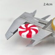 Plastic Christmas Red White Candy Cane Craft Christmas Decoration