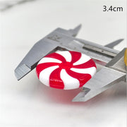 Plastic Christmas Red White Candy Cane Craft Christmas Decoration