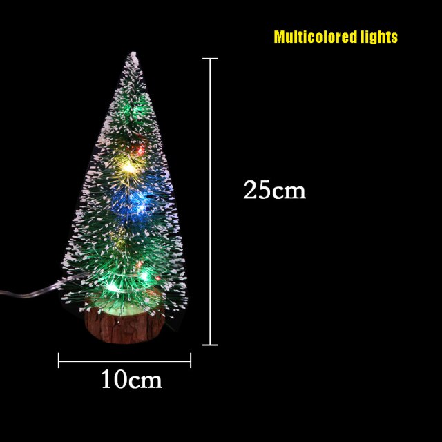 Christmas Table Decorations Green Hoarfrost Tree