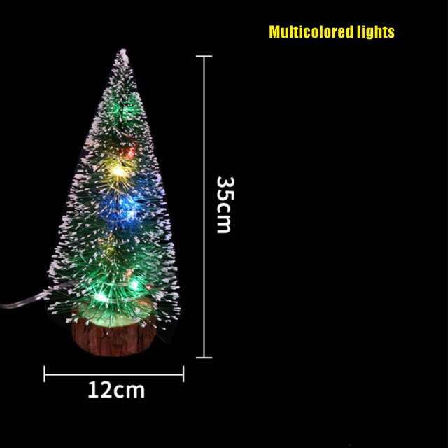 Christmas Table Decorations Green Hoarfrost Tree
