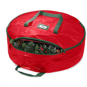 Double layer Round Christmas Wreath Storage Bag