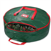 Double layer Round Christmas Wreath Storage Bag