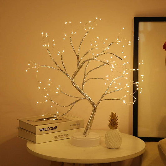 USB Bonsai Lamp Gypsophila Tree Night Light