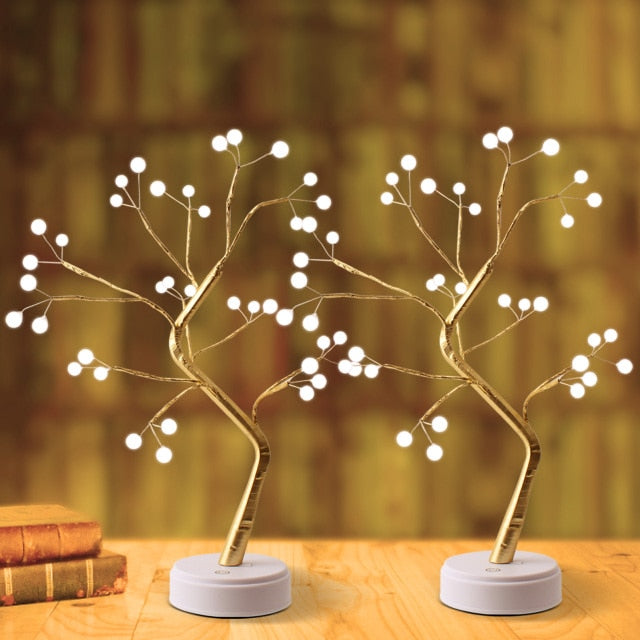USB Bonsai Lamp Gypsophila Tree Night Light