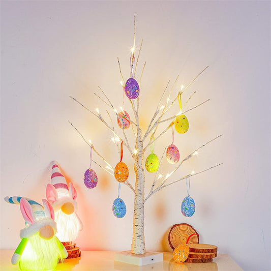 Birch Tree Led Light Easter Decorations Ornaments