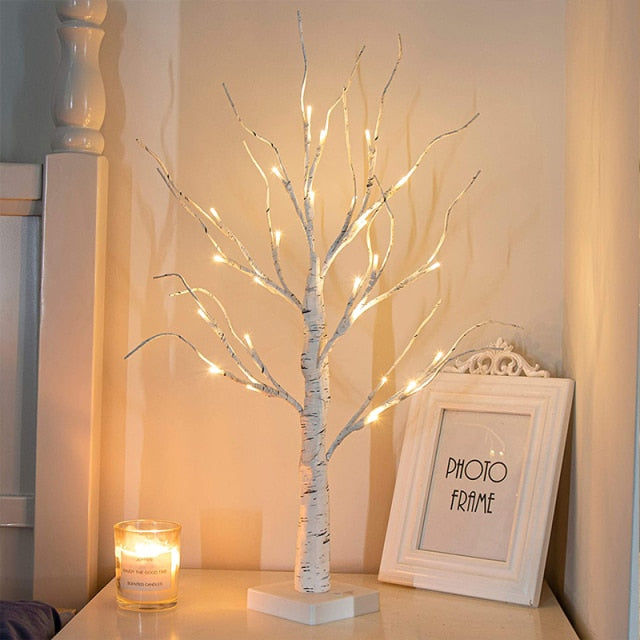 Birch Tree Led Light Easter Decorations Ornaments