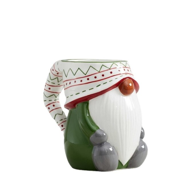 Dwarf Gnome Ceramic Mug Milk Coffee Cup