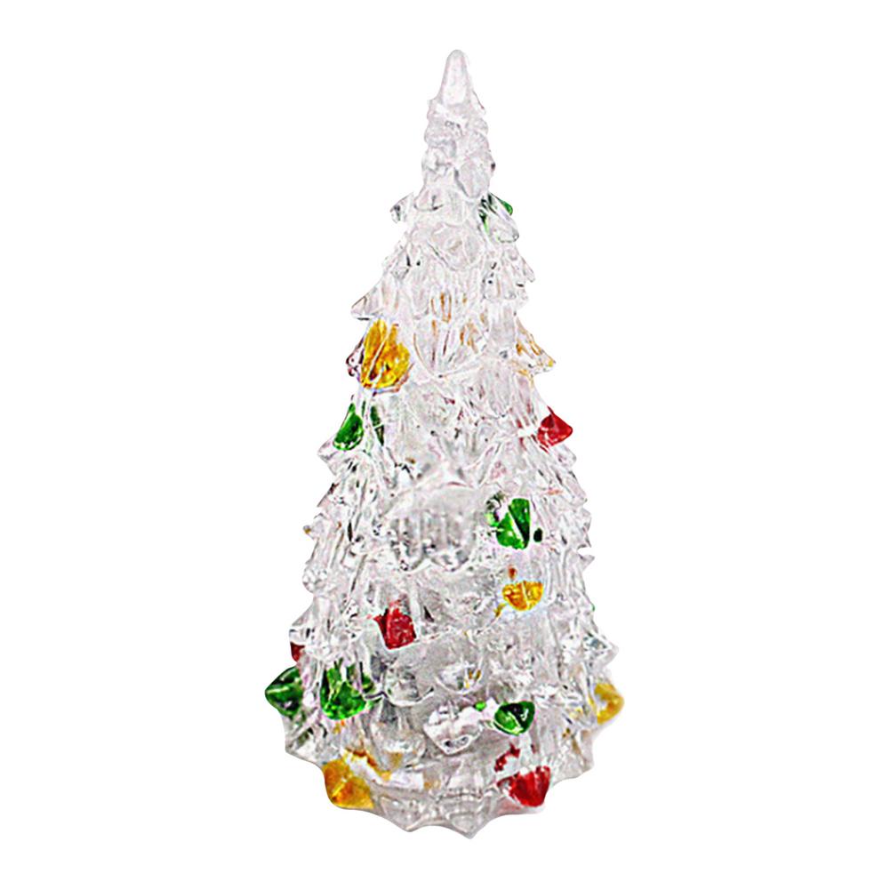 Vintage Crystal Christmas Trees Battery-Operated