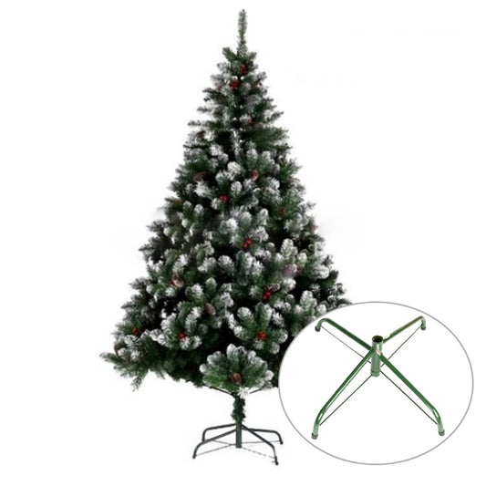 Christmas Tree Stand Bracket Bottom Iron Metal Mount Holder Foldable