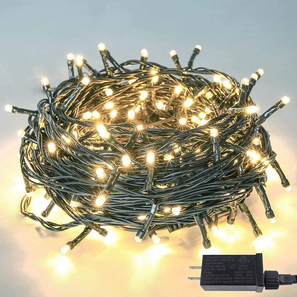 Christmas String Light 8 Modes Outdoor Waterproof