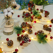 Christmas pine cone string lights Indoor and Outdoor