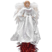 Multi-Usage Golden Lighted Angel Christmas Tree Topper