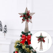 Christmas Tree Toppers Pine Cones Star Christmas Decorations