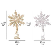 Christmas Tree Topper Star Snowflake Design Star Tree Topper