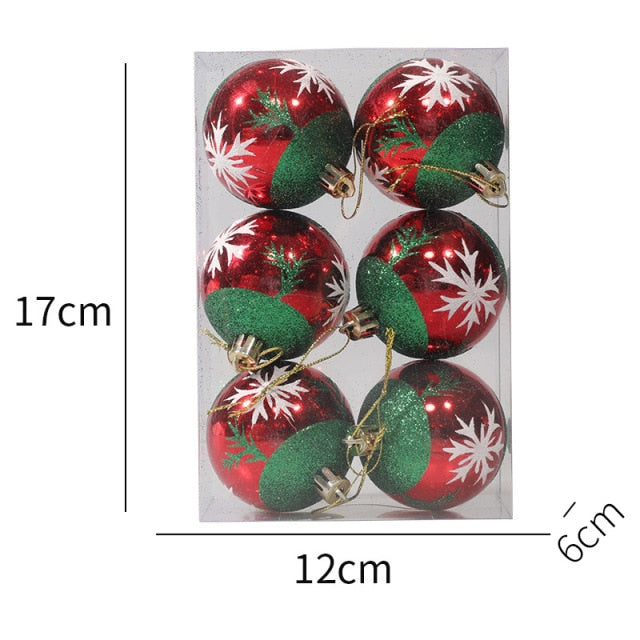 Colorful Christmas Ball Xmas Tree Hanging Pendant