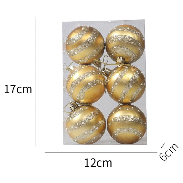 Colorful Christmas Ball Xmas Tree Hanging Pendant