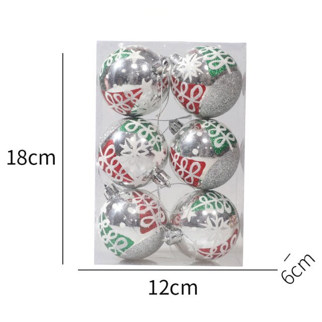 Colorful Christmas Ball Xmas Tree Hanging Pendant
