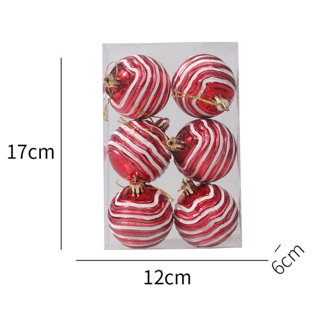 Colorful Christmas Ball Xmas Tree Hanging Pendant