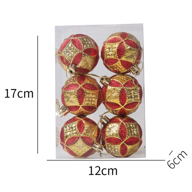 Colorful Christmas Ball Xmas Tree Hanging Pendant