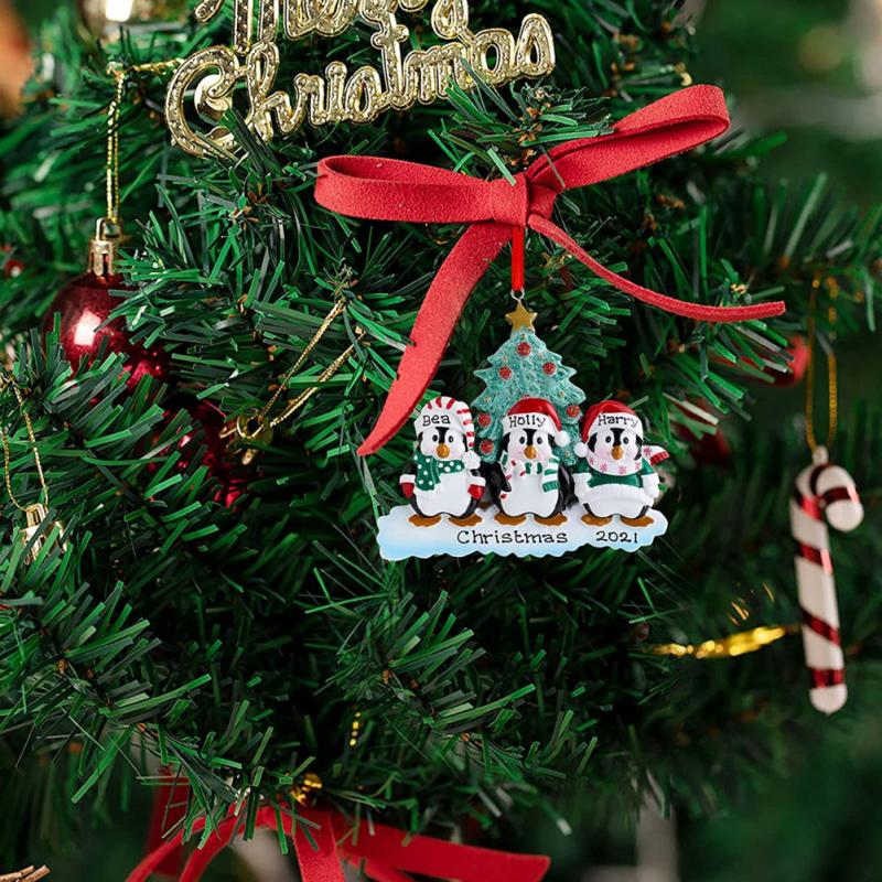 Christmas Wood Ornament For Christmas Tree Hanging Pendant
