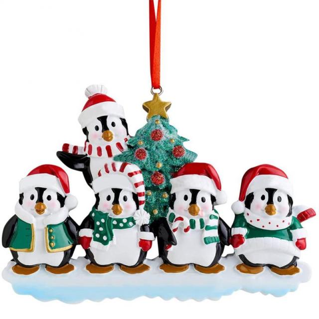 Christmas Wood Ornament For Christmas Tree Hanging Pendant