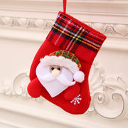 Christmas Socks Socks Santa Elk Fabric Stocking