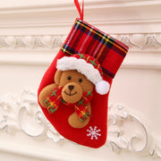 Christmas Socks Socks Santa Elk Fabric Stocking