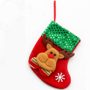Christmas Socks Socks Santa Elk Fabric Stocking