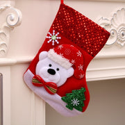 Christmas Socks Socks Santa Elk Fabric Stocking