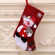 Christmas Socks Socks Santa Elk Fabric Stocking