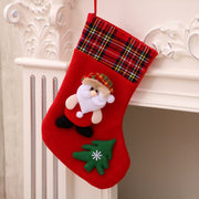 Christmas Socks Socks Santa Elk Fabric Stocking