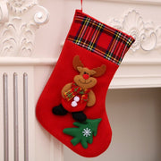 Christmas Socks Socks Santa Elk Fabric Stocking