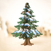 Wooden Christmas Tree Tabletop for Home Xmas