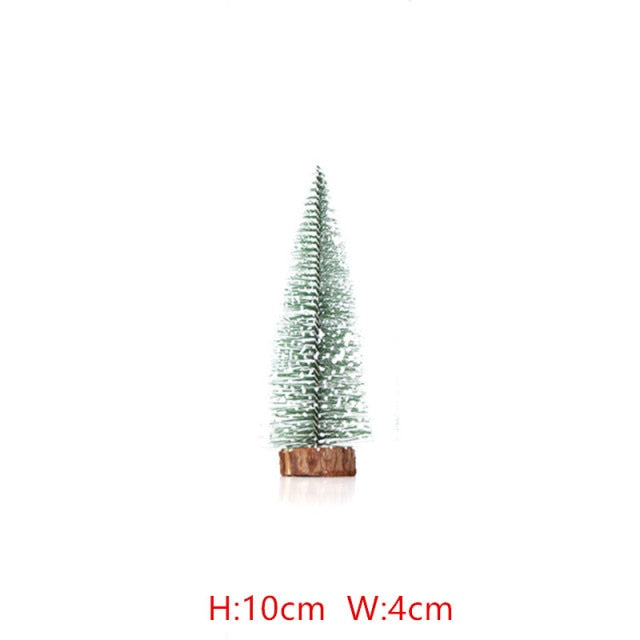 Mini Christmas Tree Snowflakes Artificial Christmas